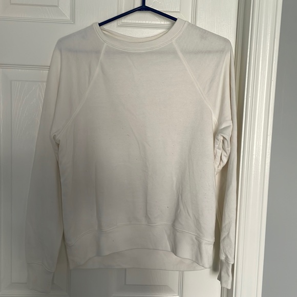 Classic white sweat shirt - Picture 1 of 2